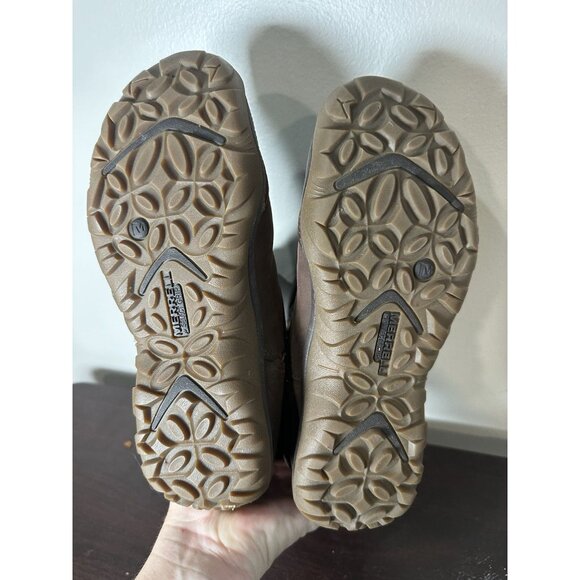 Merrell Dewbrook Brown Waterproof Insulated Boots Women Size 8 Active Heat - Picture 11 of 11